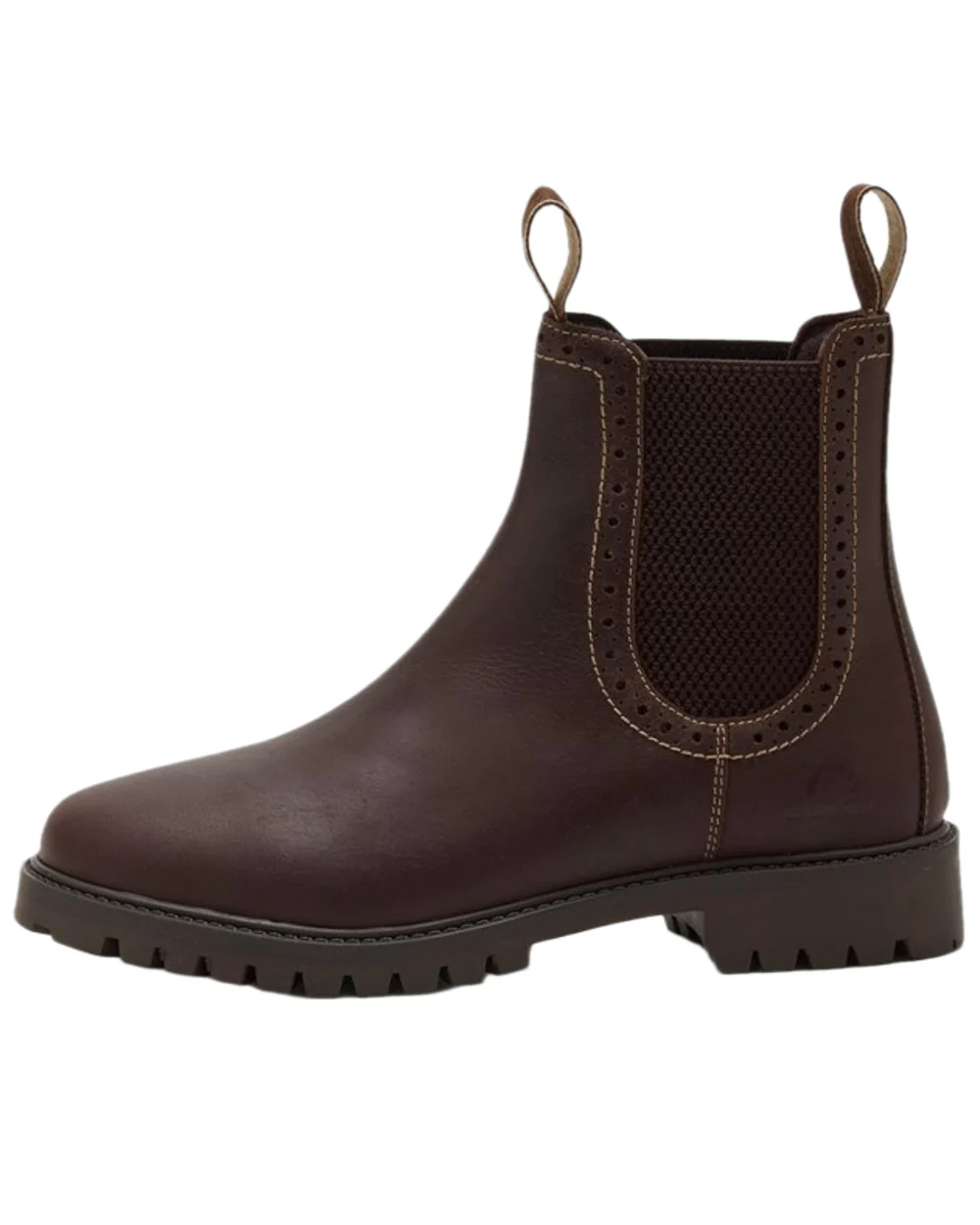 Chatham Womens Moreton Leather Brogue Chelsea Boots - Image 8