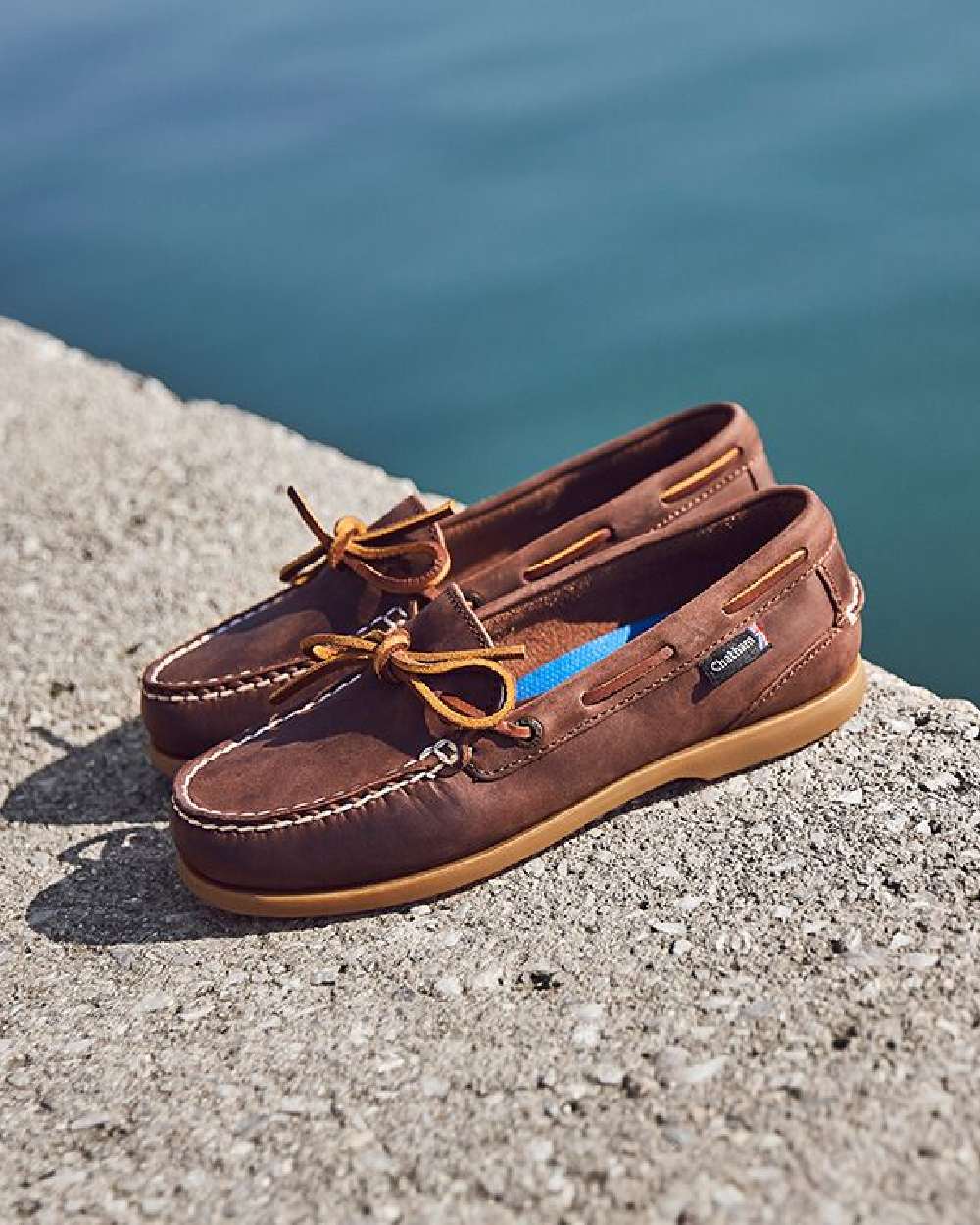 Chatham Womens Olivia G2 Premium Nubuck Slip On Deck Shoes - Image 2