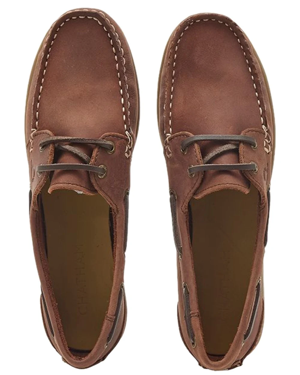 Chatham Womens Penang Leather Boat Shoes - Image 4