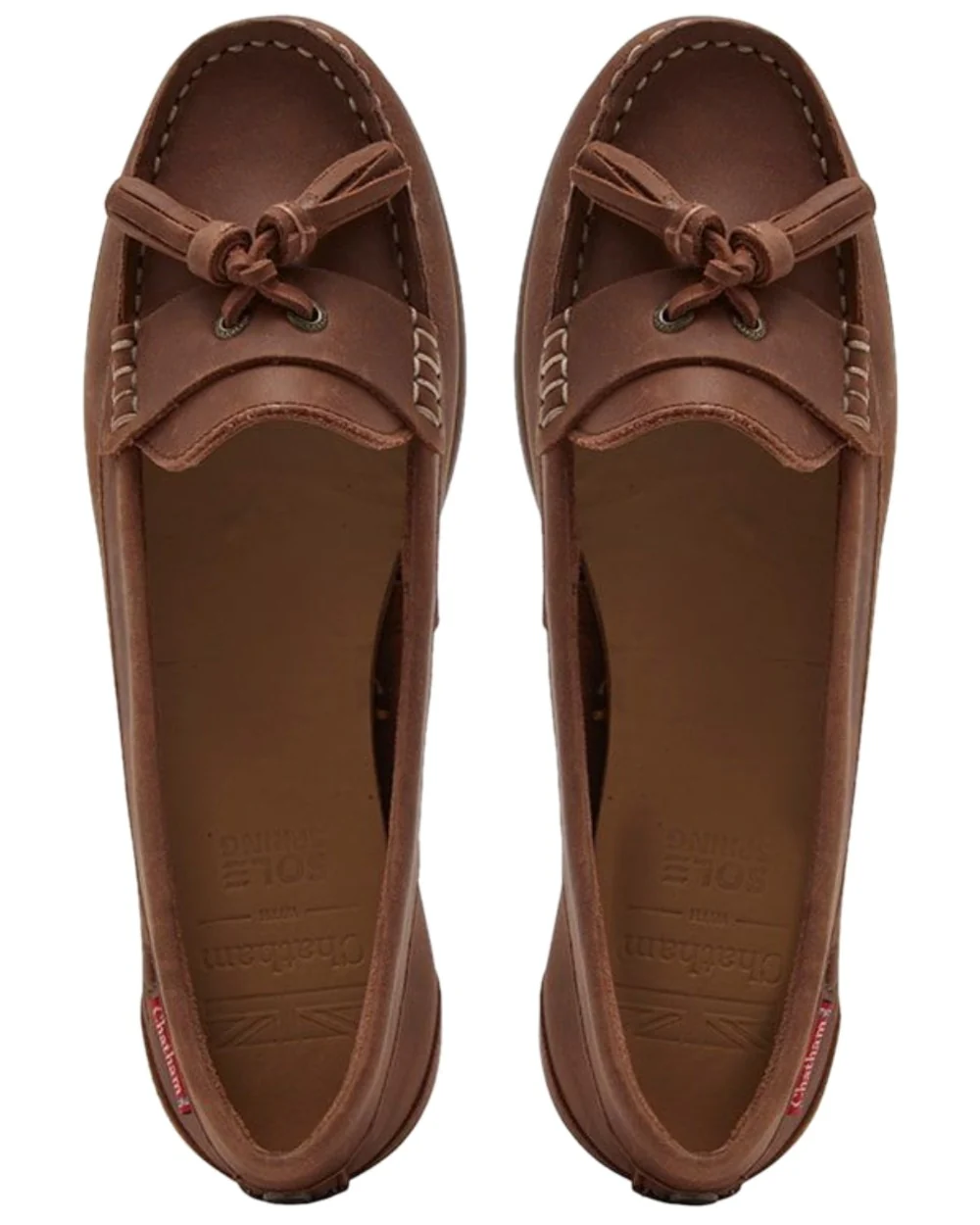Chatham Womens Pulau Premium Leather Tassel Loafers - Image 2