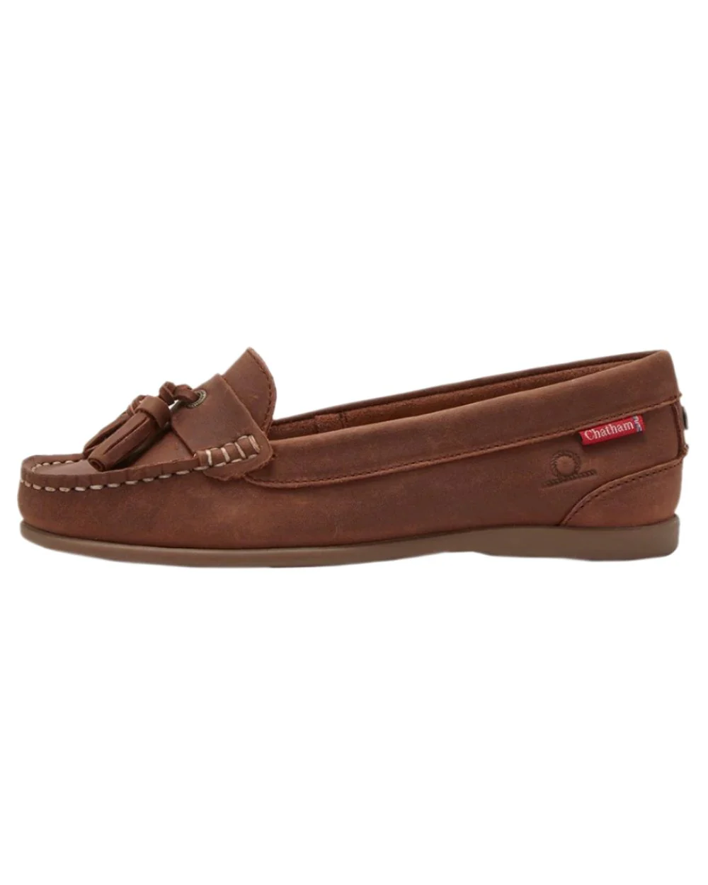 Chatham Womens Pulau Premium Leather Tassel Loafers - Image 4