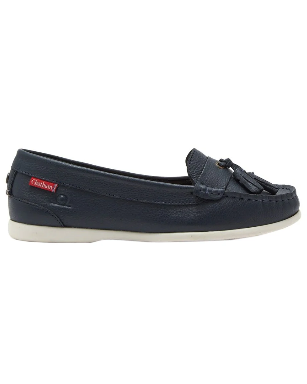Chatham Womens Pulau Premium Leather Tassel Loafers - Image 5