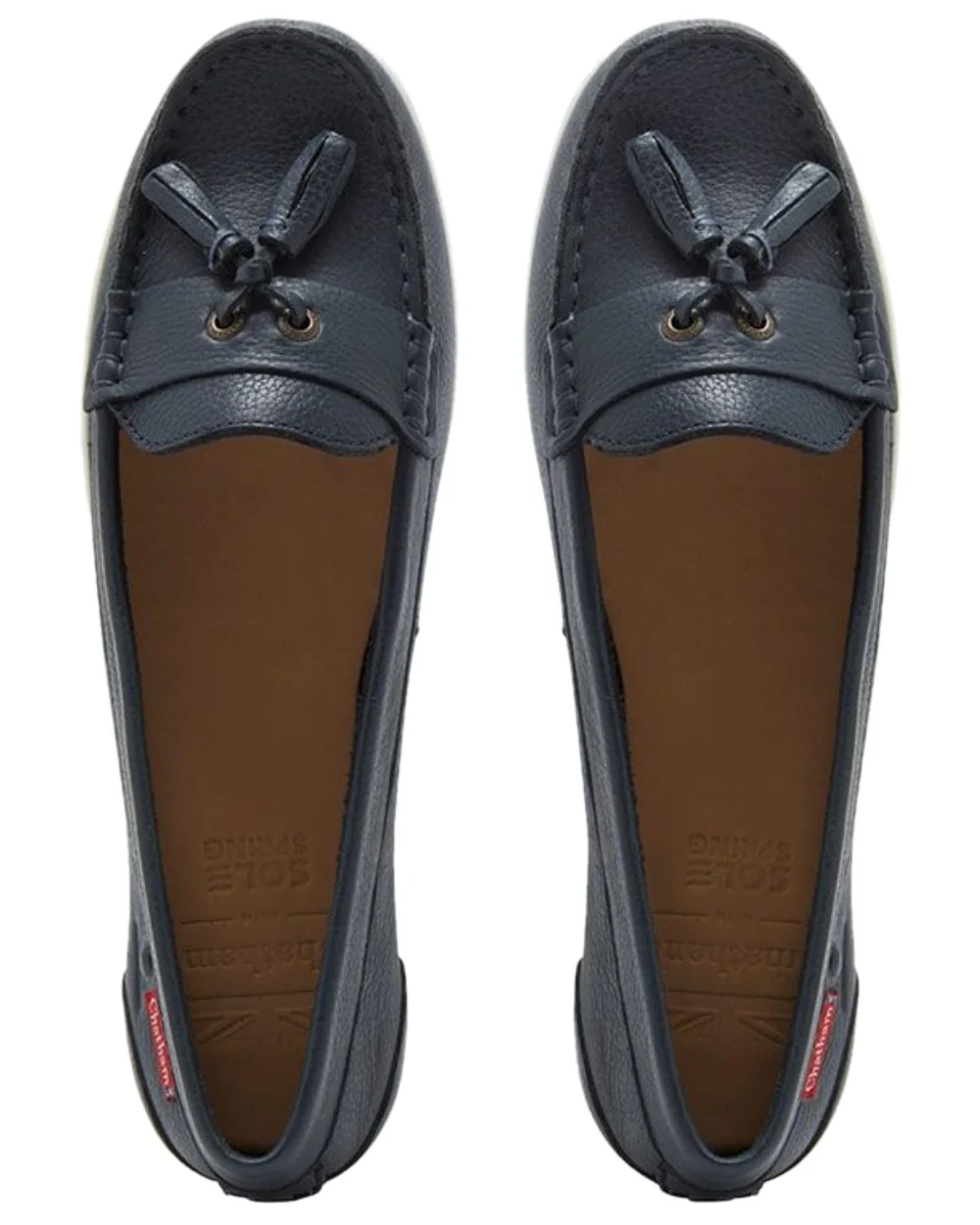 Chatham Womens Pulau Premium Leather Tassel Loafers - Image 6
