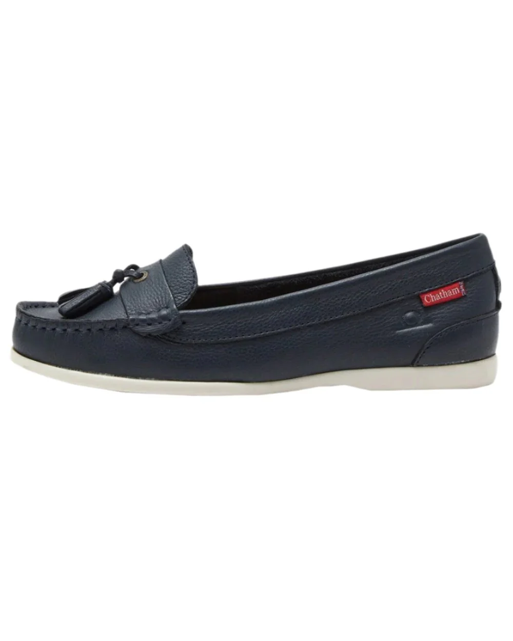 Chatham Womens Pulau Premium Leather Tassel Loafers - Image 8