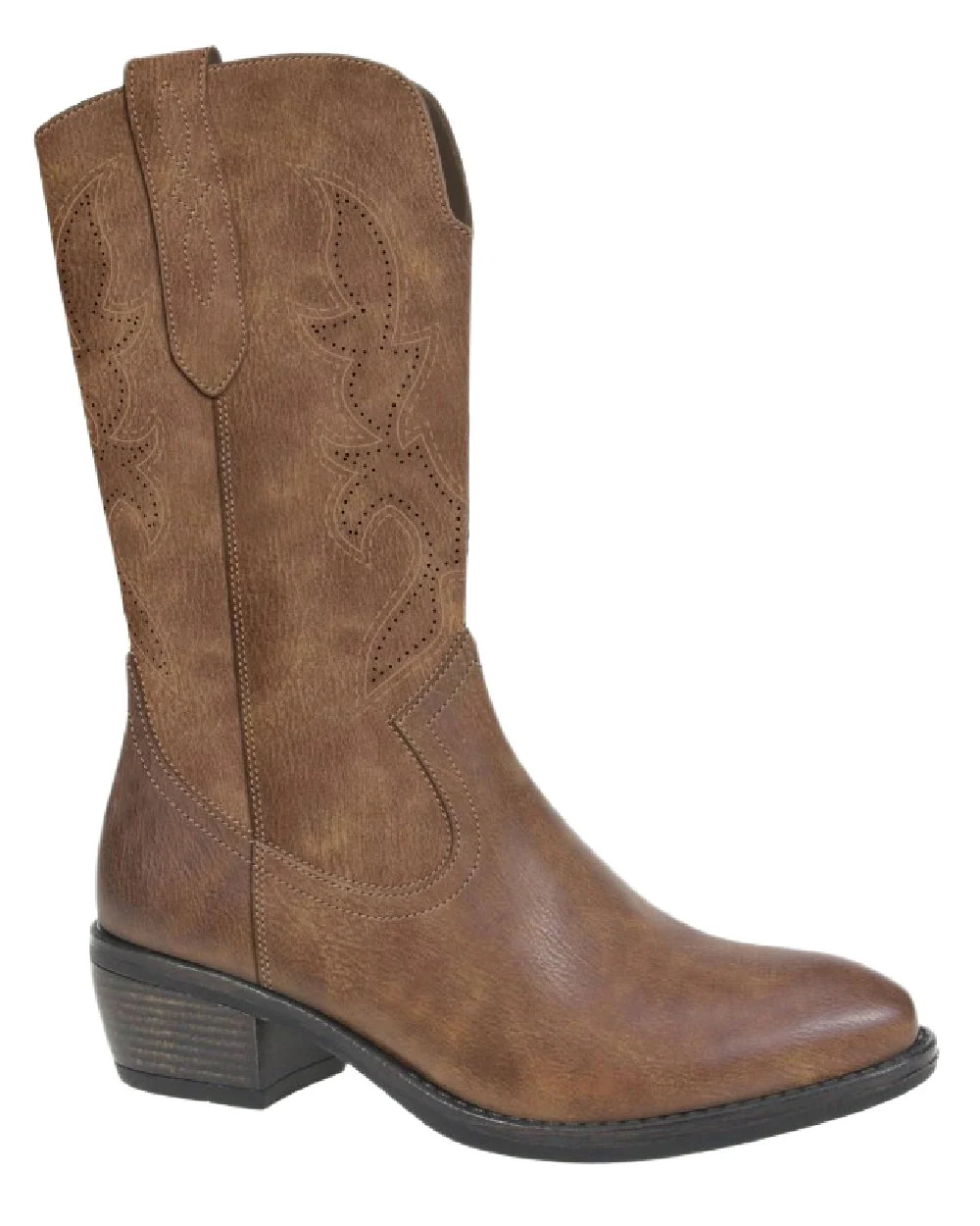 Cipriata Womens Wanda Inside Zip Cowgirl Boots - Image 4