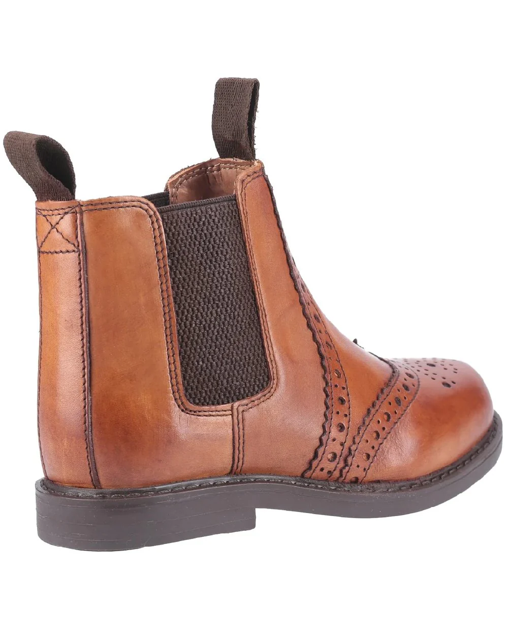 Cotswold Childrens Nympsfield Brogue Pull On Chelsea Boots - Image 3