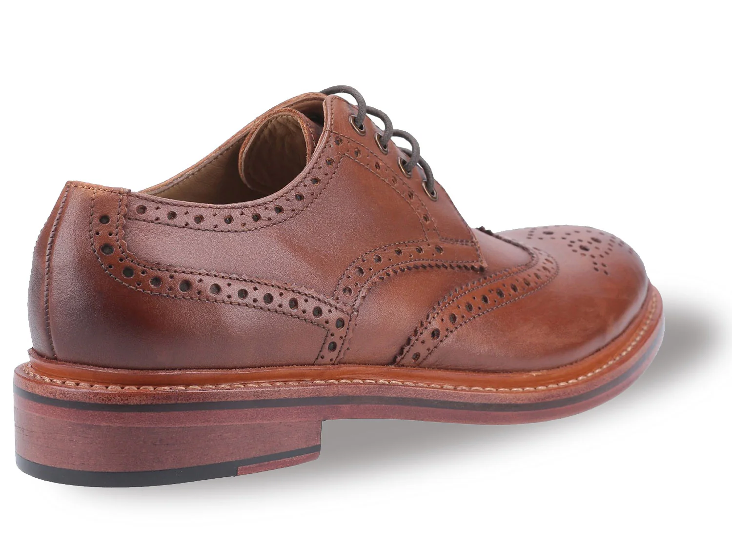 Cotswold Quenington All Leather Brogue Shoe - Image 4