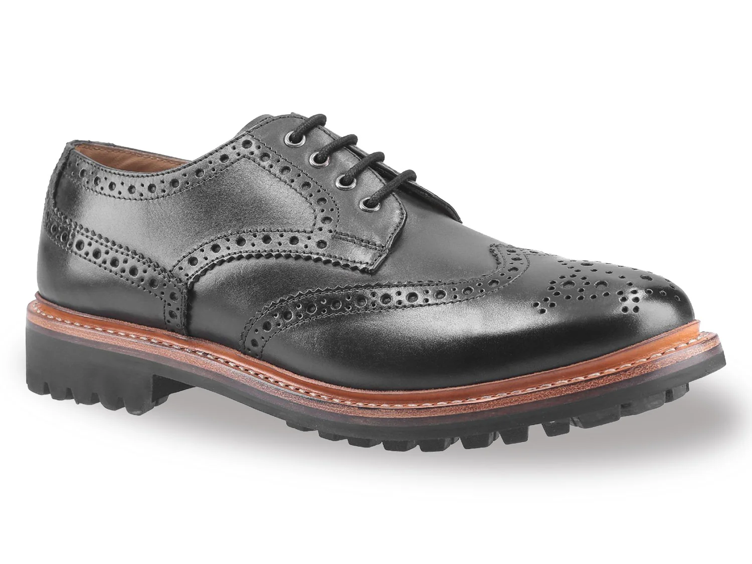Cotswold Quenington Commando Sole Brogue Shoe - Image 5
