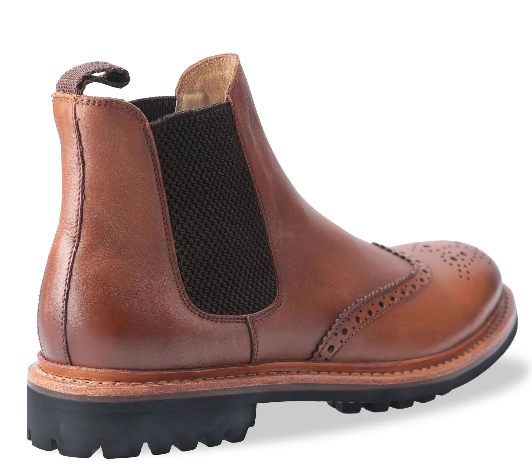 Cotswold Siddington Commando Brogue Chelsea Boots - Image 3