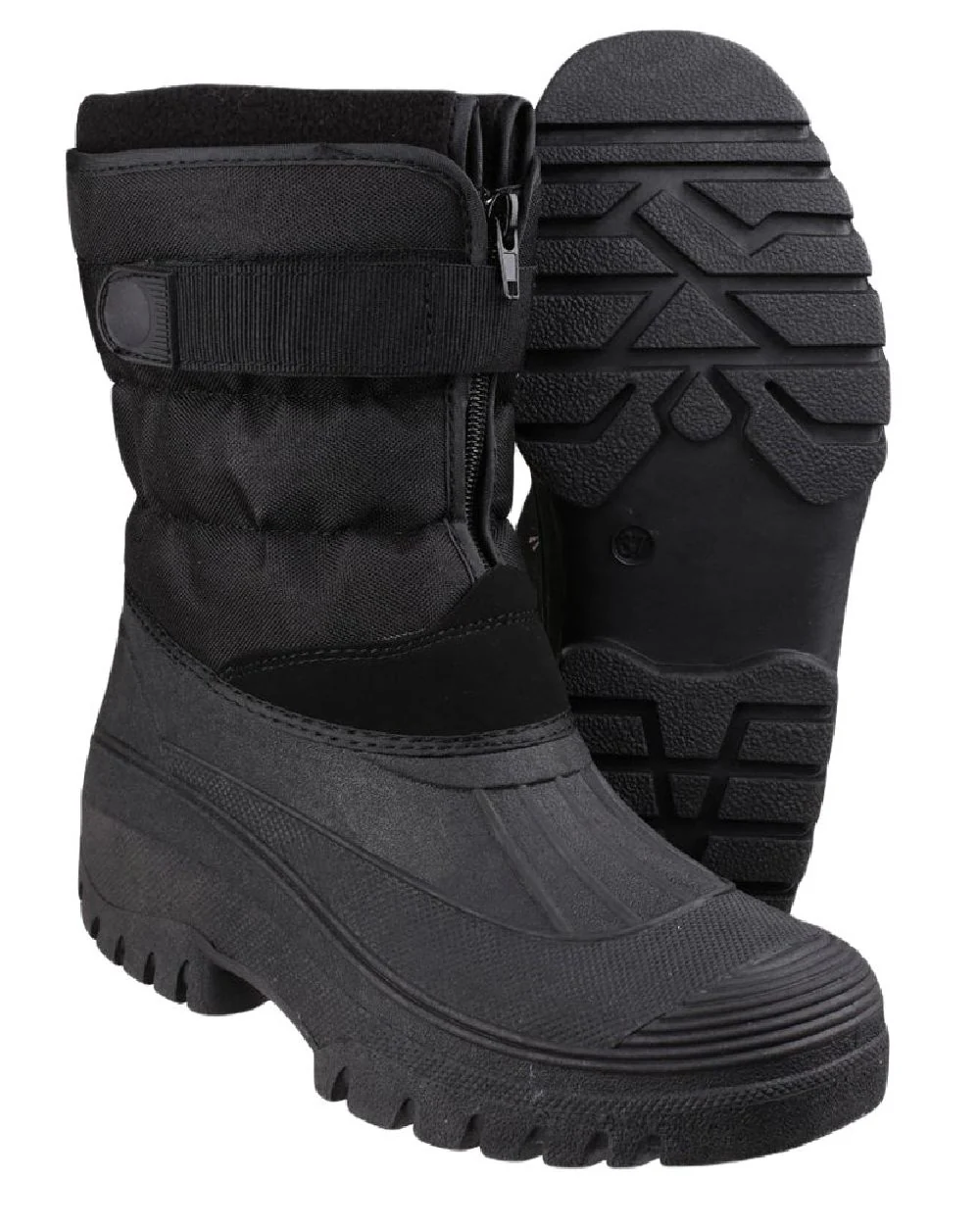 Cotswold Womens Chase Zip Up Winter Boots - Image 2