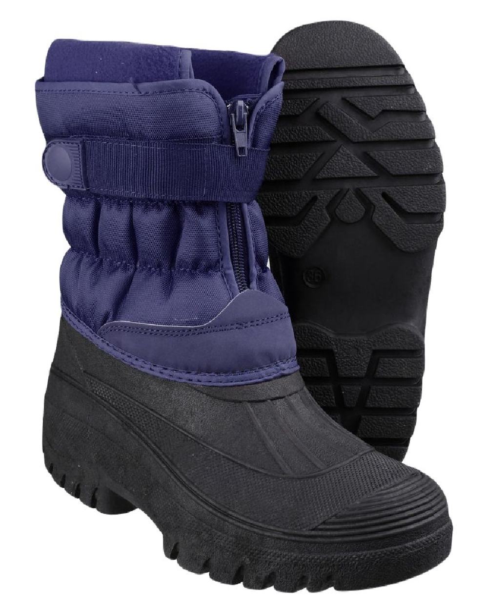 Cotswold Womens Chase Zip Up Winter Boots - Image 9