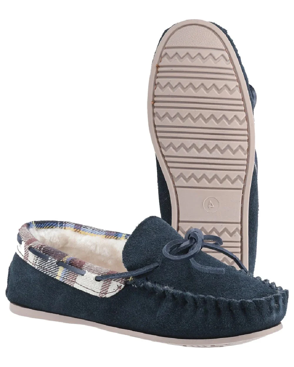 Cotswold Womens Kilkenny Moccasin Slippers - Image 2
