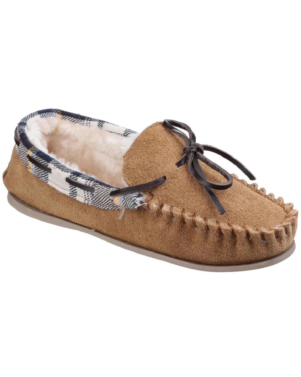 Cotswold Womens Kilkenny Moccasin Slippers - Image 3