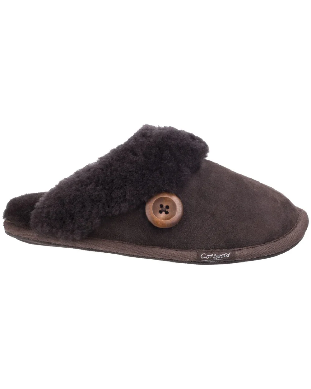 Cotswold Womens Lechlade Sheepskin Mule Slippers - Image 2