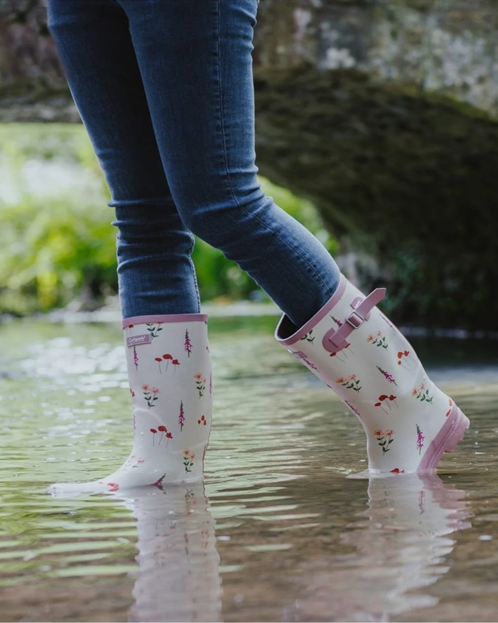 Cotswold Womens Wildflower Tall Wellingtons - Image 12