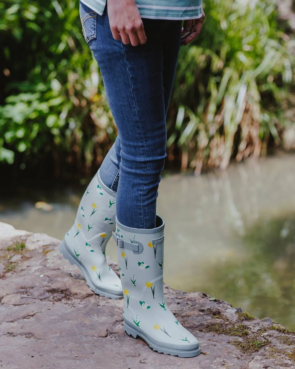 Cotswold Womens Wildflower Tall Wellingtons - Image 6