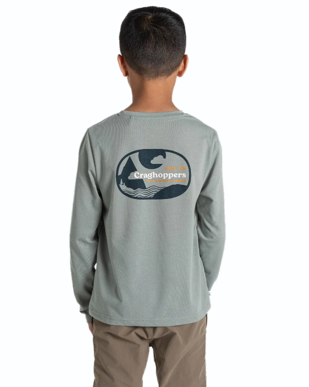 Craghoppers Childrens Nosilife Cruz Long Sleeved T-Shirt - Image 2