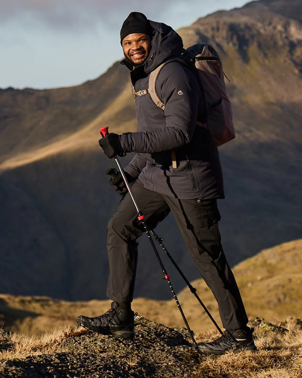 Craghoppers Mens Indus Waterproof Lightweight Cargo Trousers - Image 2