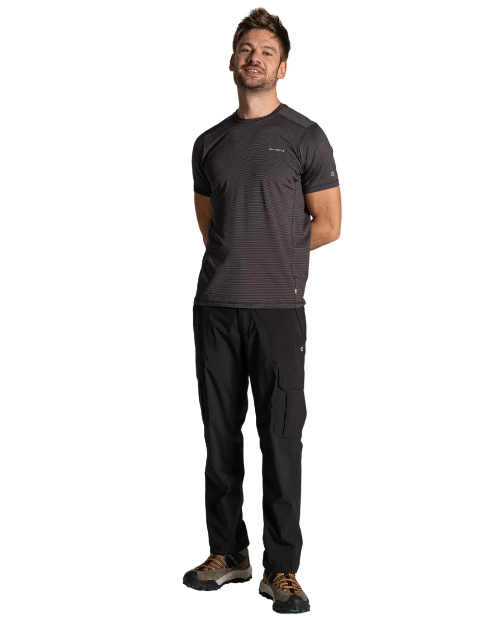 Craghoppers Mens Indus Waterproof Lightweight Cargo Trousers - Image 3