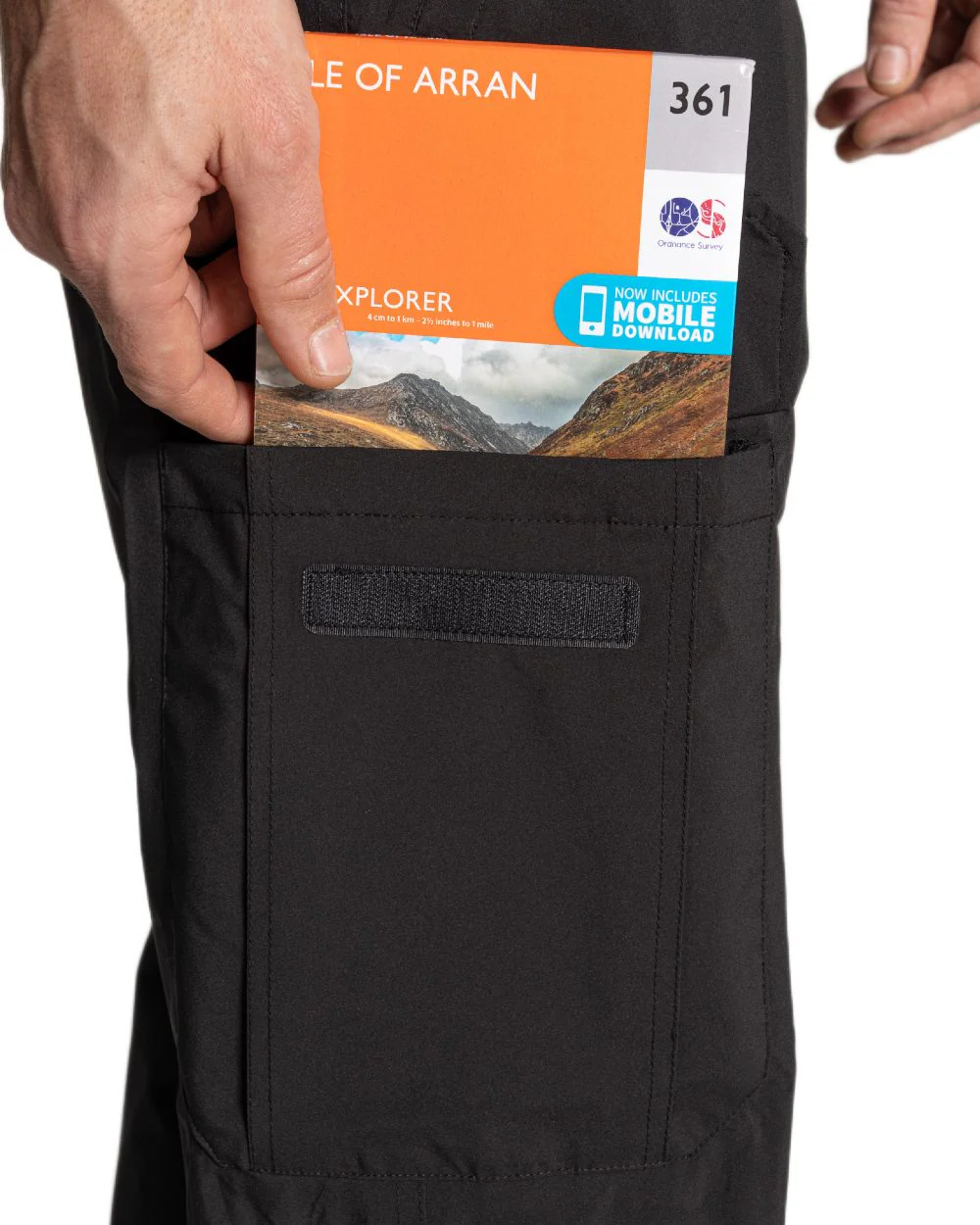 Craghoppers Mens Indus Waterproof Lightweight Cargo Trousers - Image 9