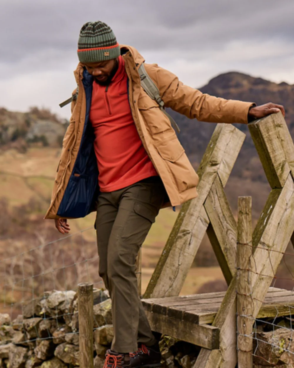 Craghoppers Mens National Trust Corey II Half Zip Fleece - Image 3