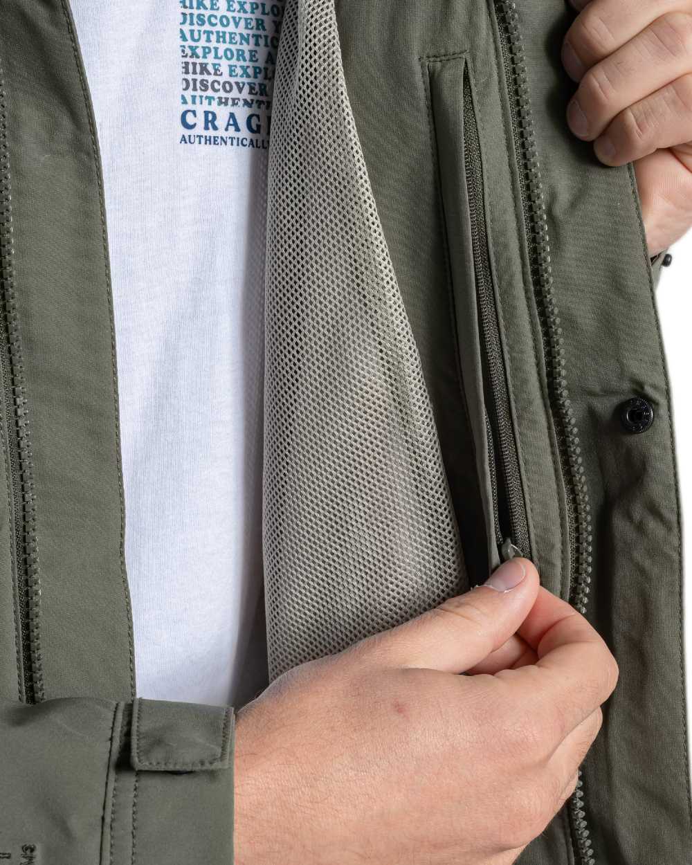 Craghoppers Mens National Trust Keskadale Waterproof Jacket - Image 7
