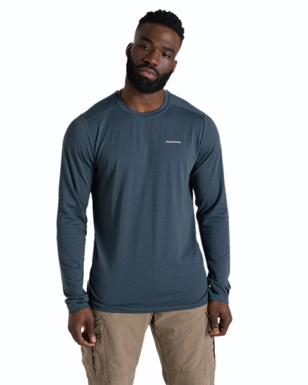 Craghoppers Mens Nosilife Abel Long Sleeved T-Shirt - Image 8