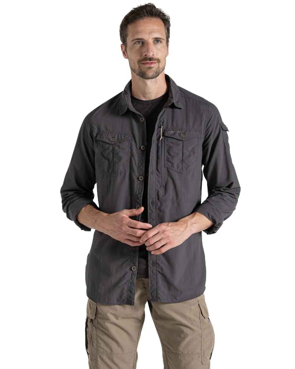 Craghoppers Mens NosiLife Adventure Long Sleeved Shirt III - Image 12