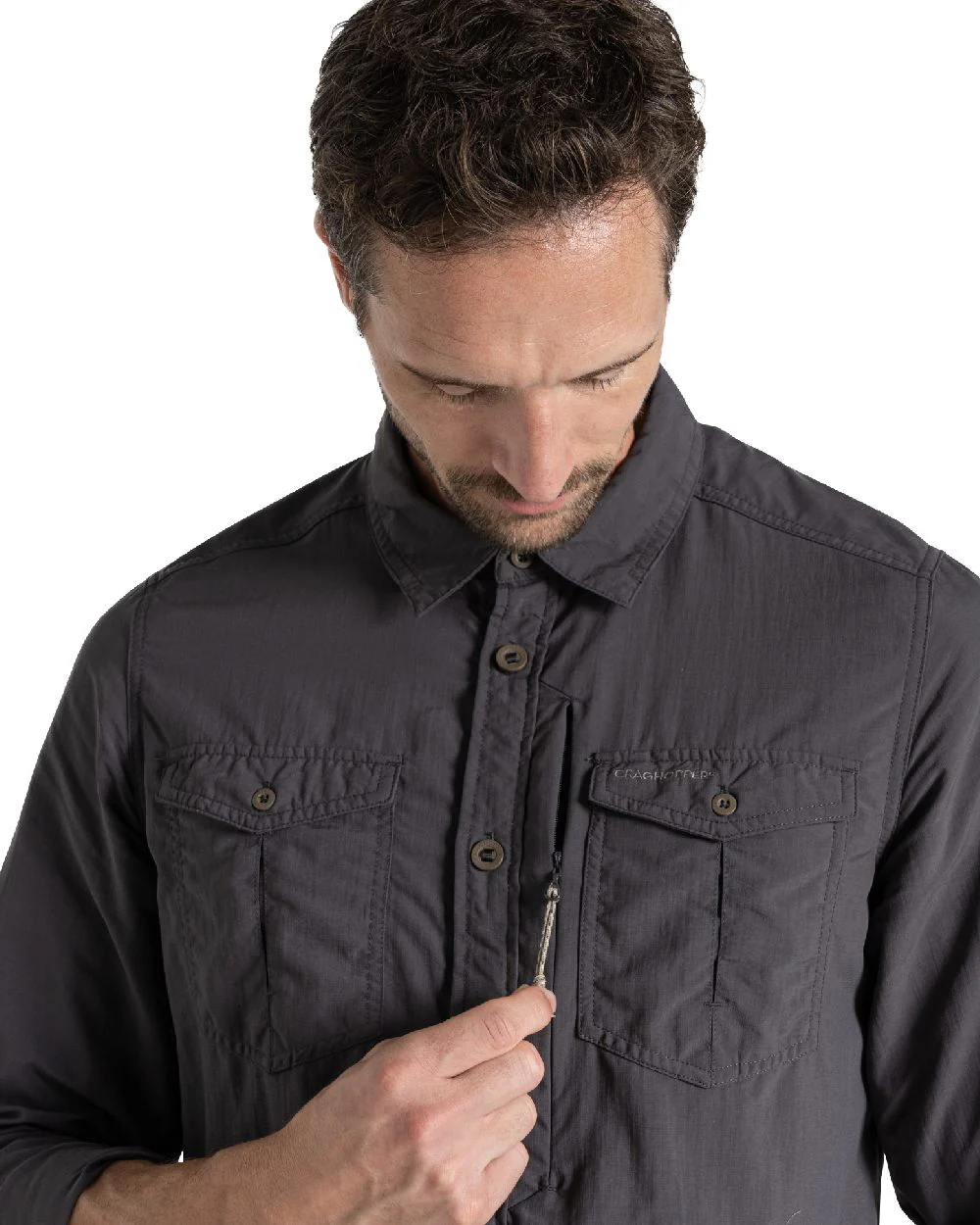 Craghoppers Mens NosiLife Adventure Long Sleeved Shirt III - Image 16
