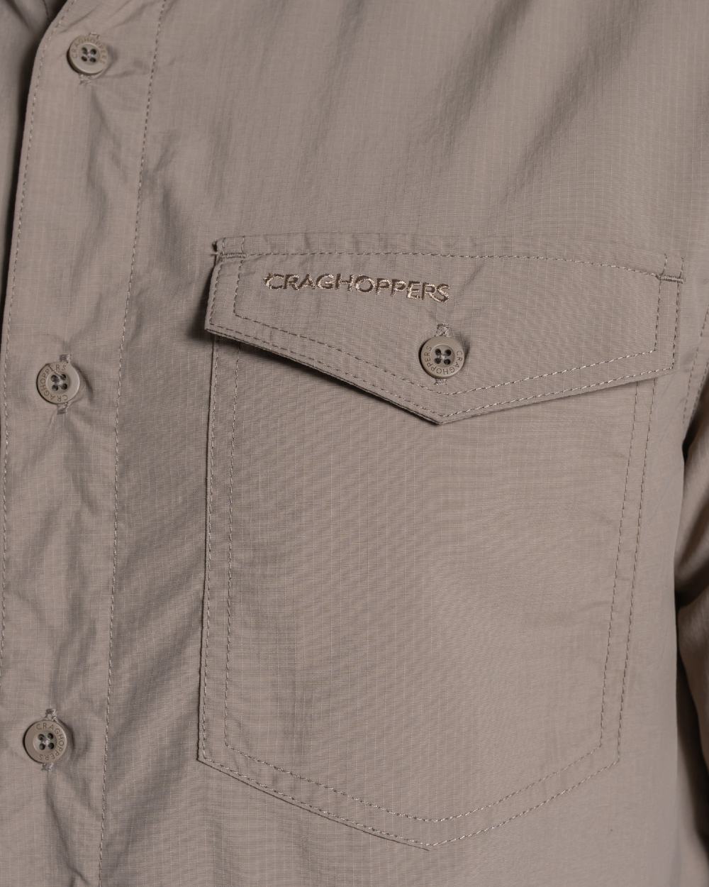 Craghoppers Mens NosiLife Loukkos Long Sleeved Shirt - Image 4