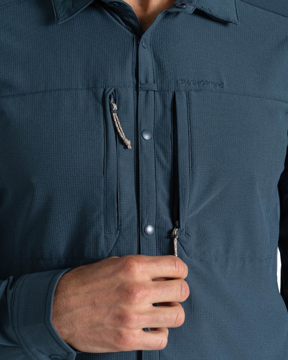 Craghoppers Mens NosiLife Pro Long Sleeved Shirt V - Image 3