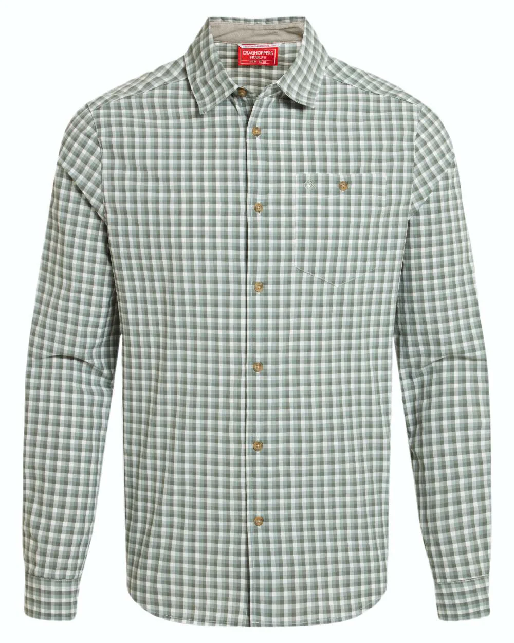 Craghoppers NosiLife Nuoro Check Long Sleeved Shirt - Image 3