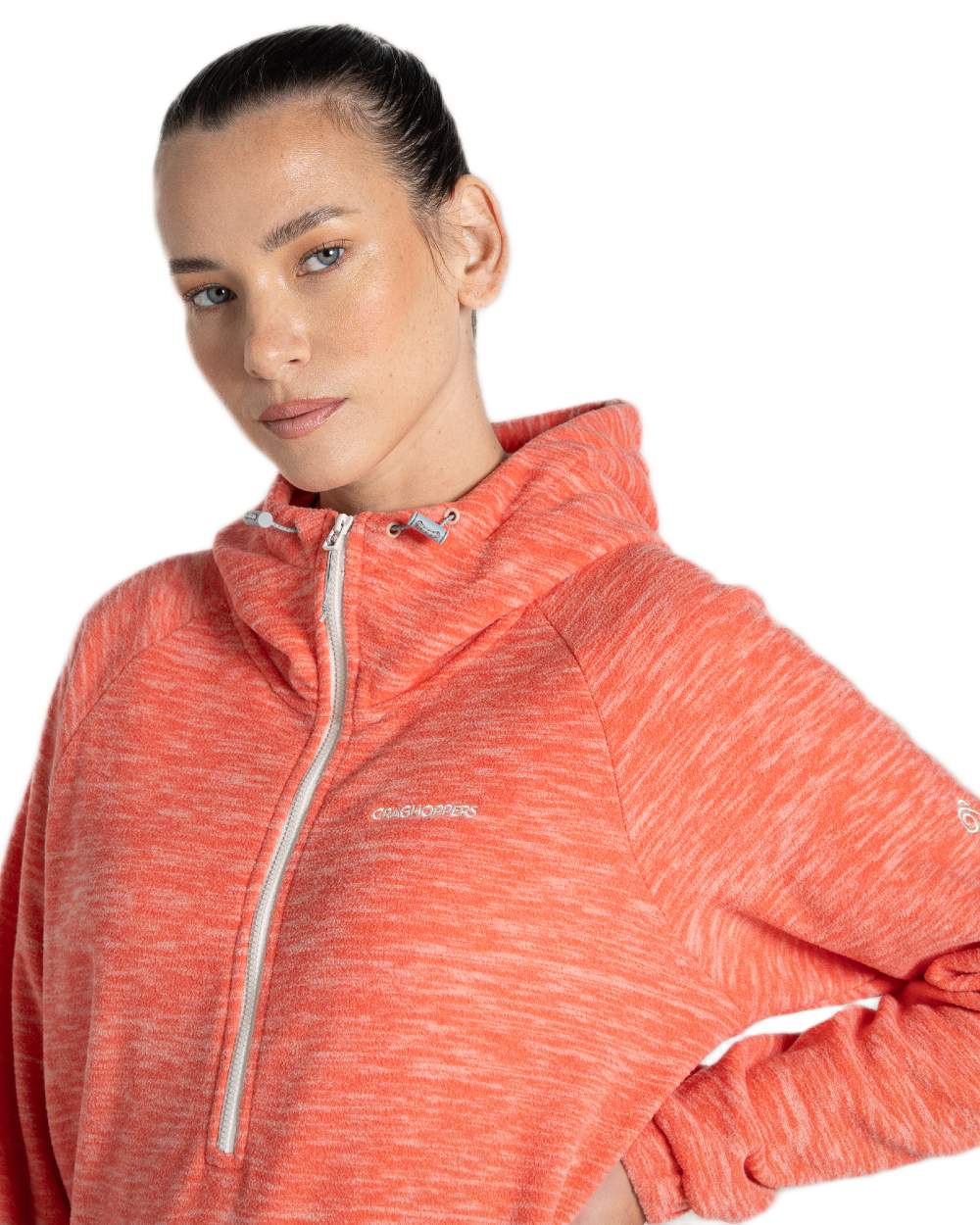 Craghoppers Womens Esk Hooded Half Zip Fleece Jacket - Image 7