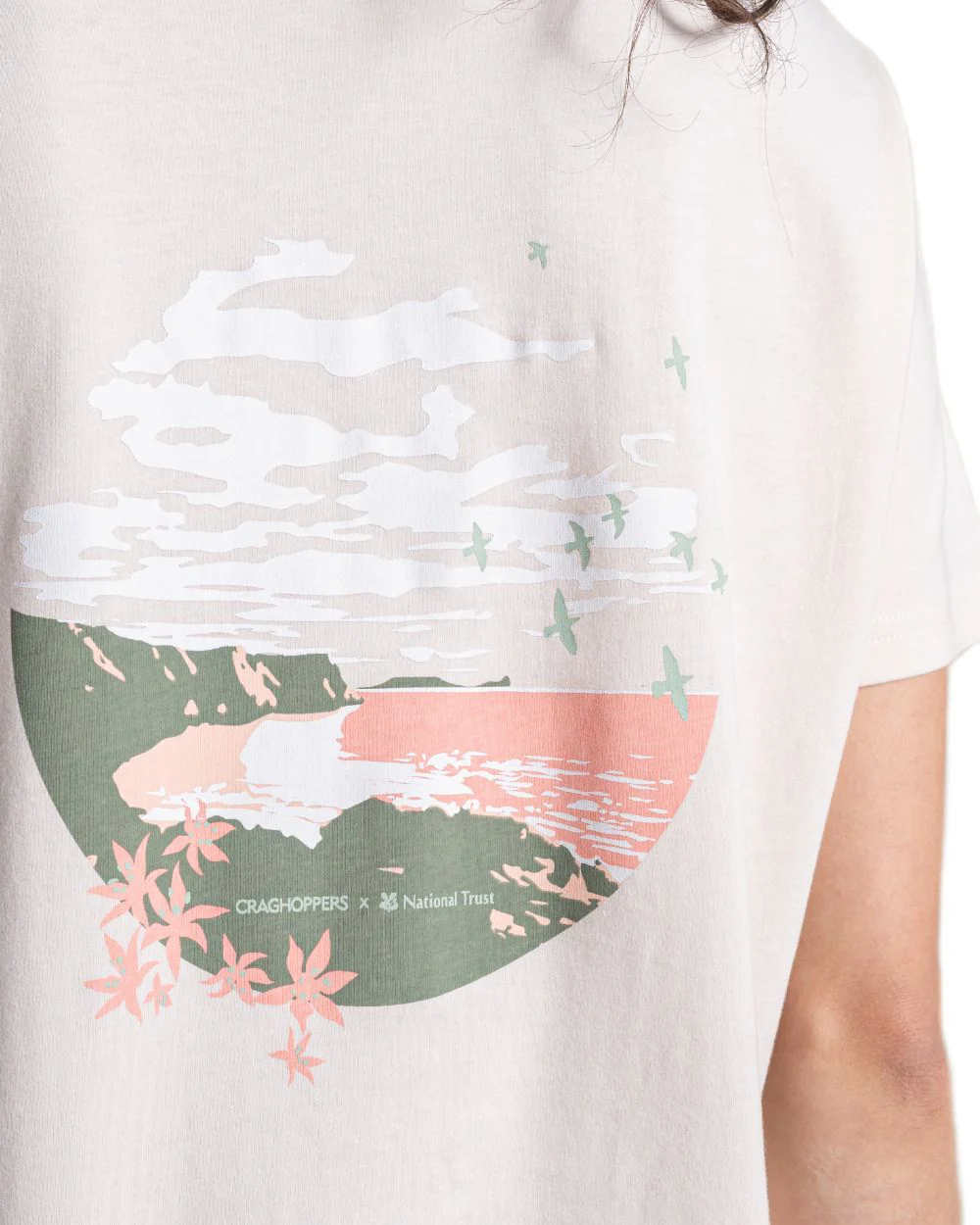 Craghoppers Womens National Trust Bistort Short Sleeved T-Shirt - Image 12