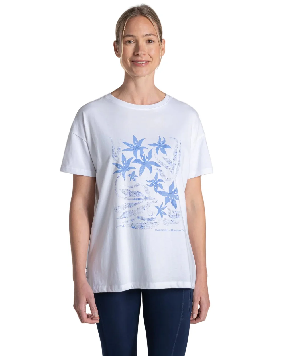 Craghoppers Womens National Trust Bistort Short Sleeved T-Shirt - Image 2