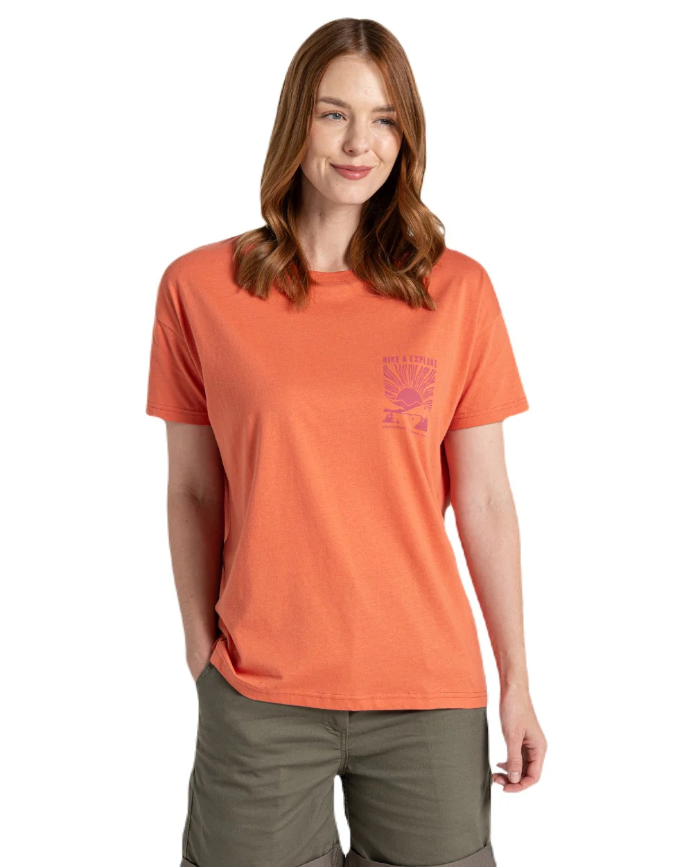 Craghoppers Womens National Trust Bistort Short Sleeved T-Shirt - Image 4