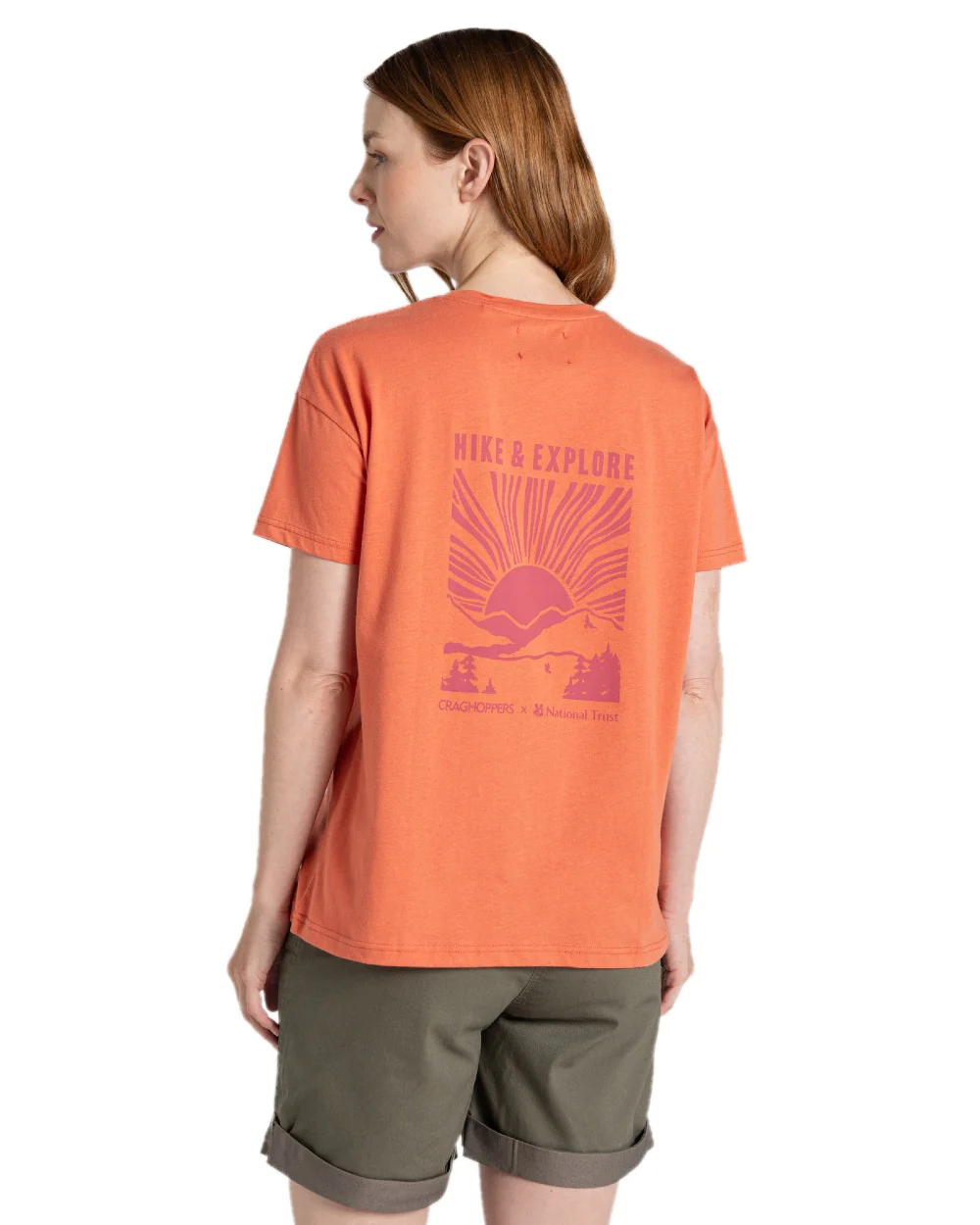 Craghoppers Womens National Trust Bistort Short Sleeved T-Shirt - Image 9