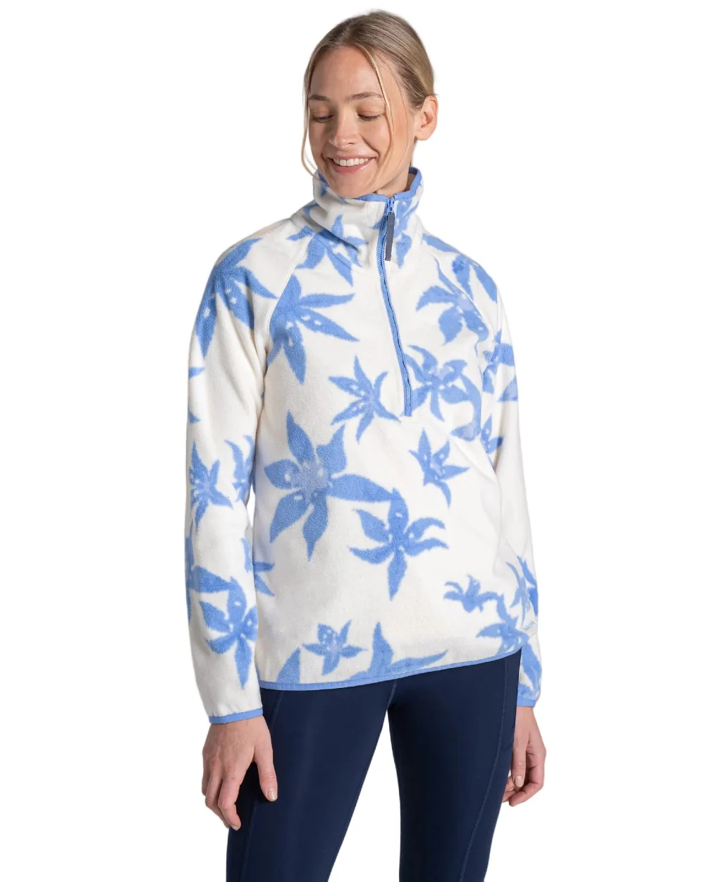 Craghoppers Womens National Trust Reedmace Half Zip Fleece Top - Image 4