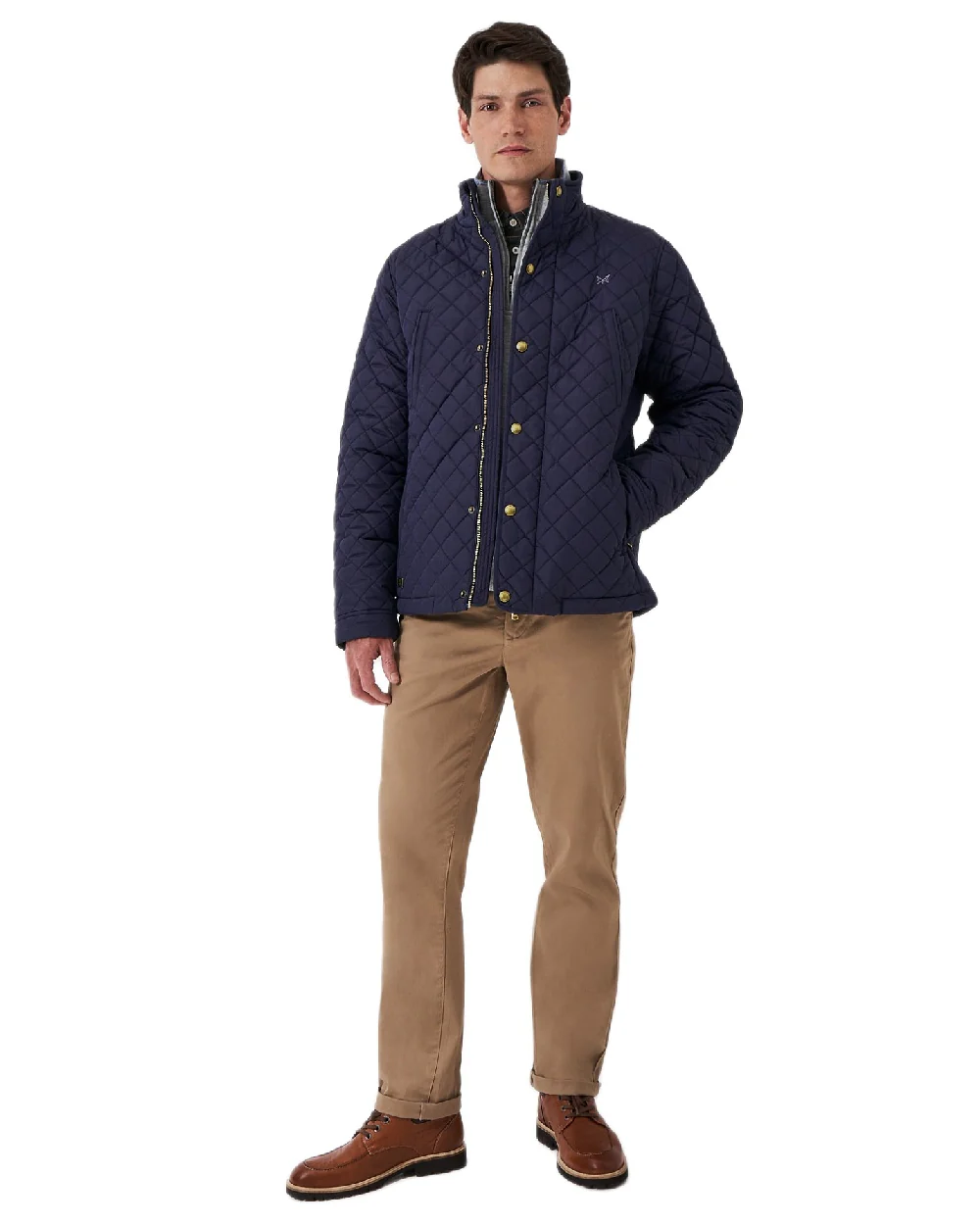 Crew Clothing Mens Chapley Quilted Jacket - Image 3