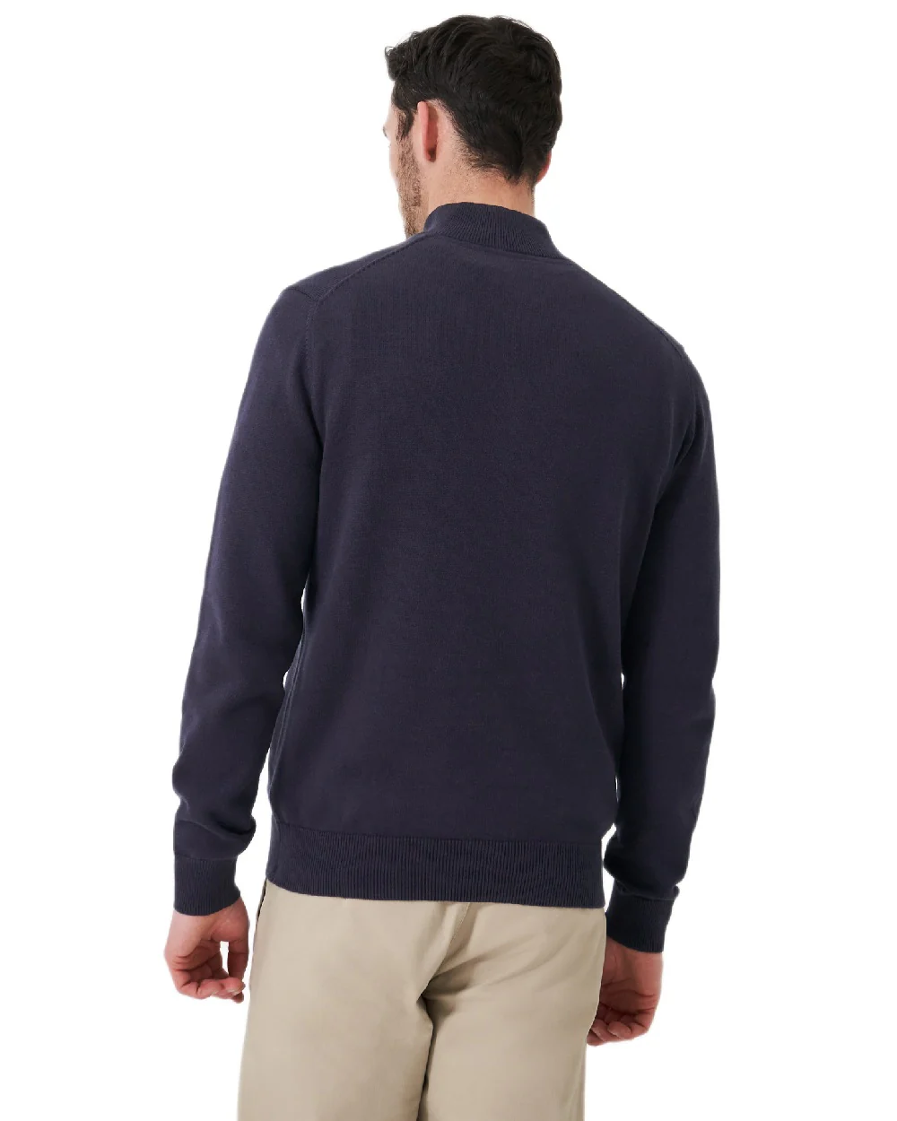 Crew Clothing Mens Classic Half Zip Knit Jumper - Image 10