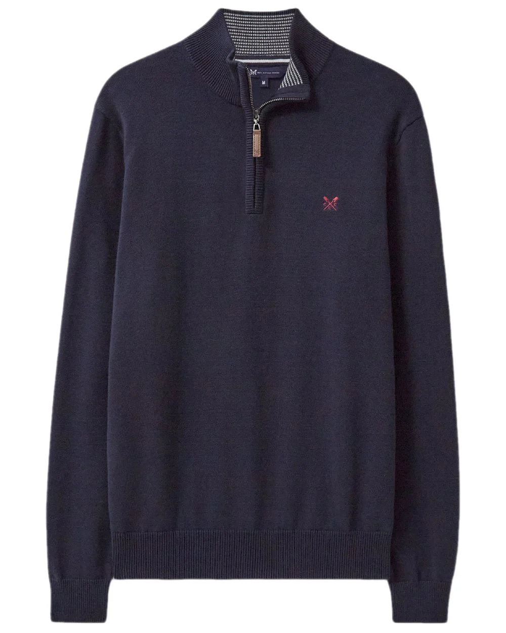 Crew Clothing Mens Classic Half Zip Knit Jumper - Image 9