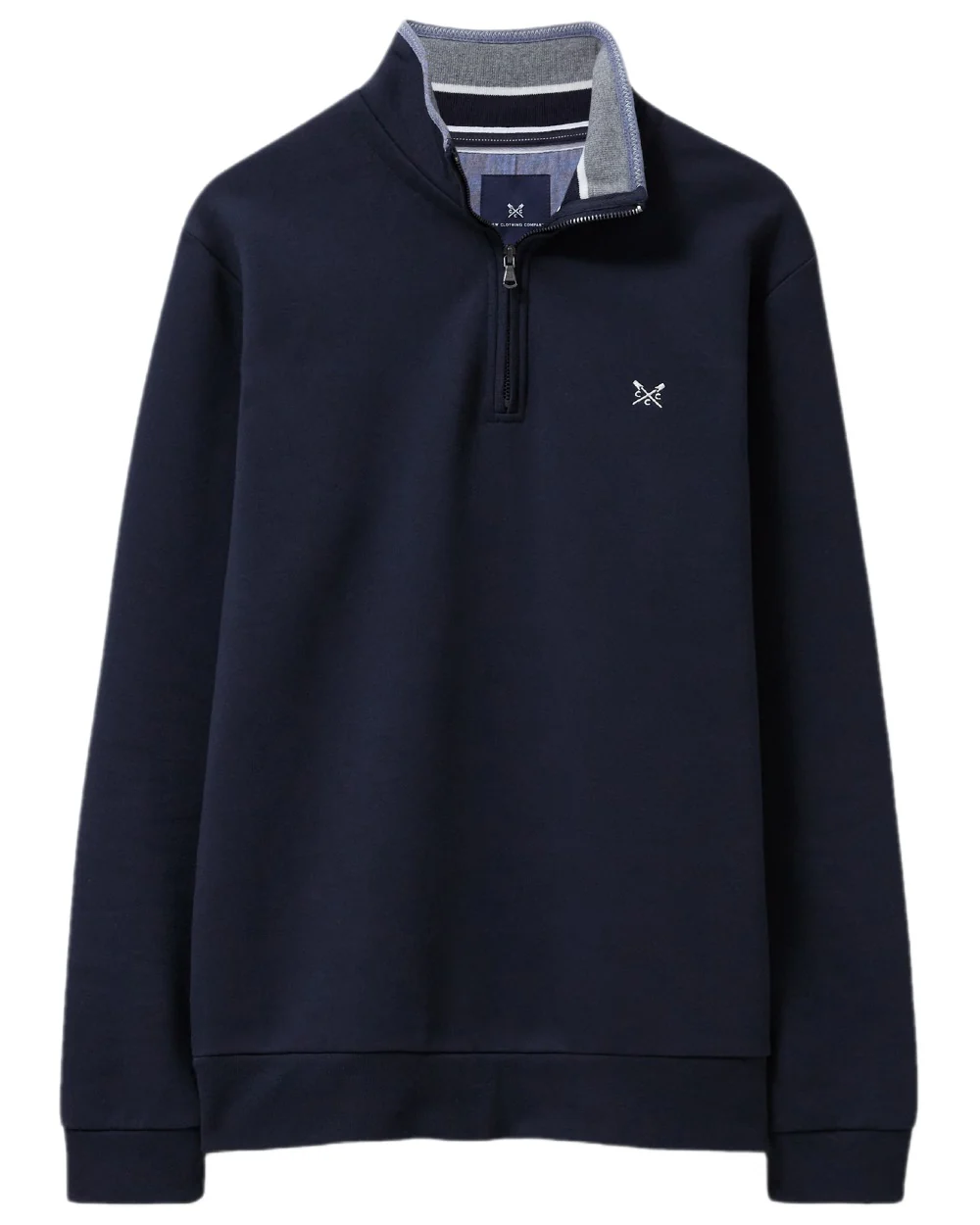 Crew Clothing Mens Classic Half Zip Sweatshirt - Image 6