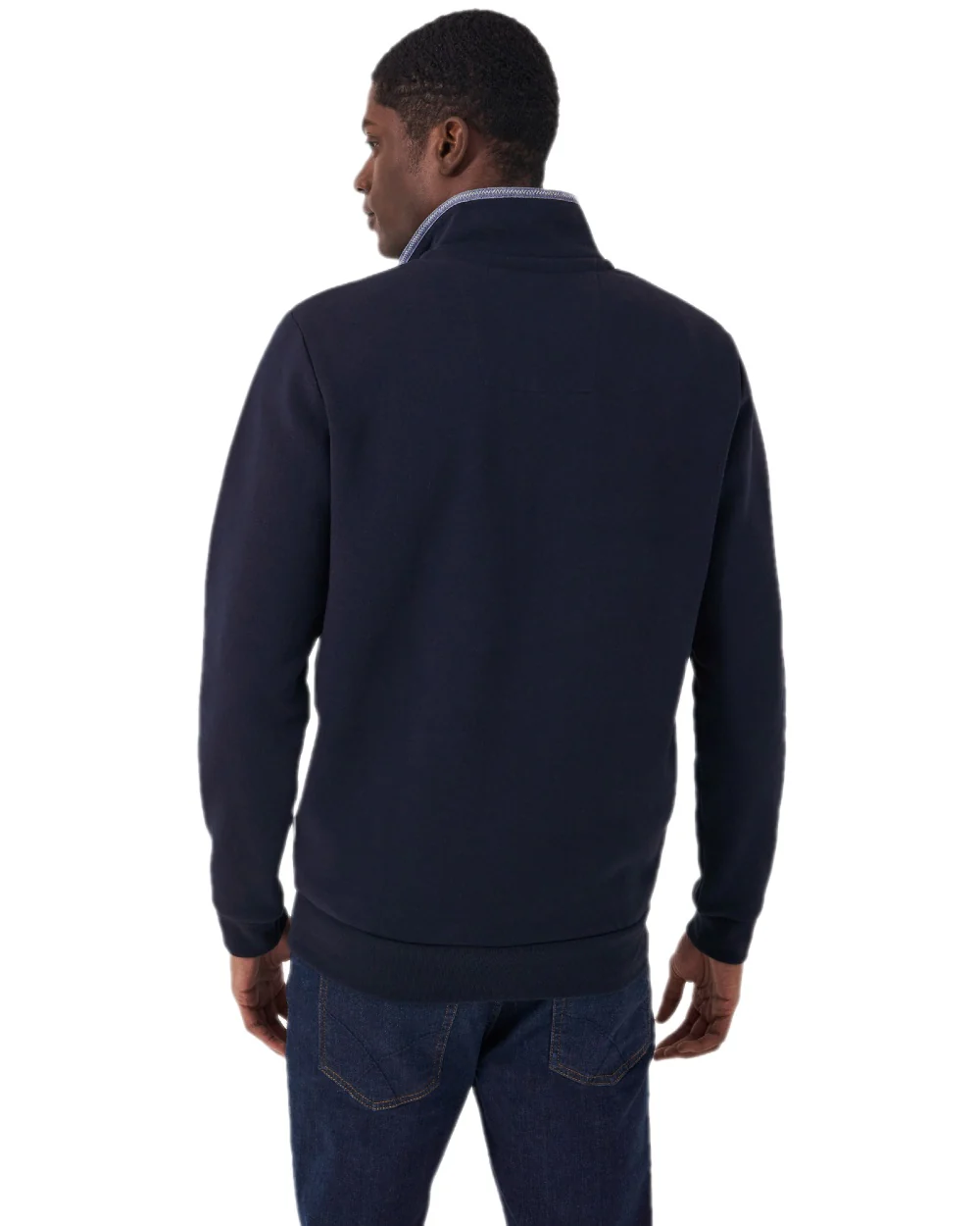 Crew Clothing Mens Classic Half Zip Sweatshirt - Image 9