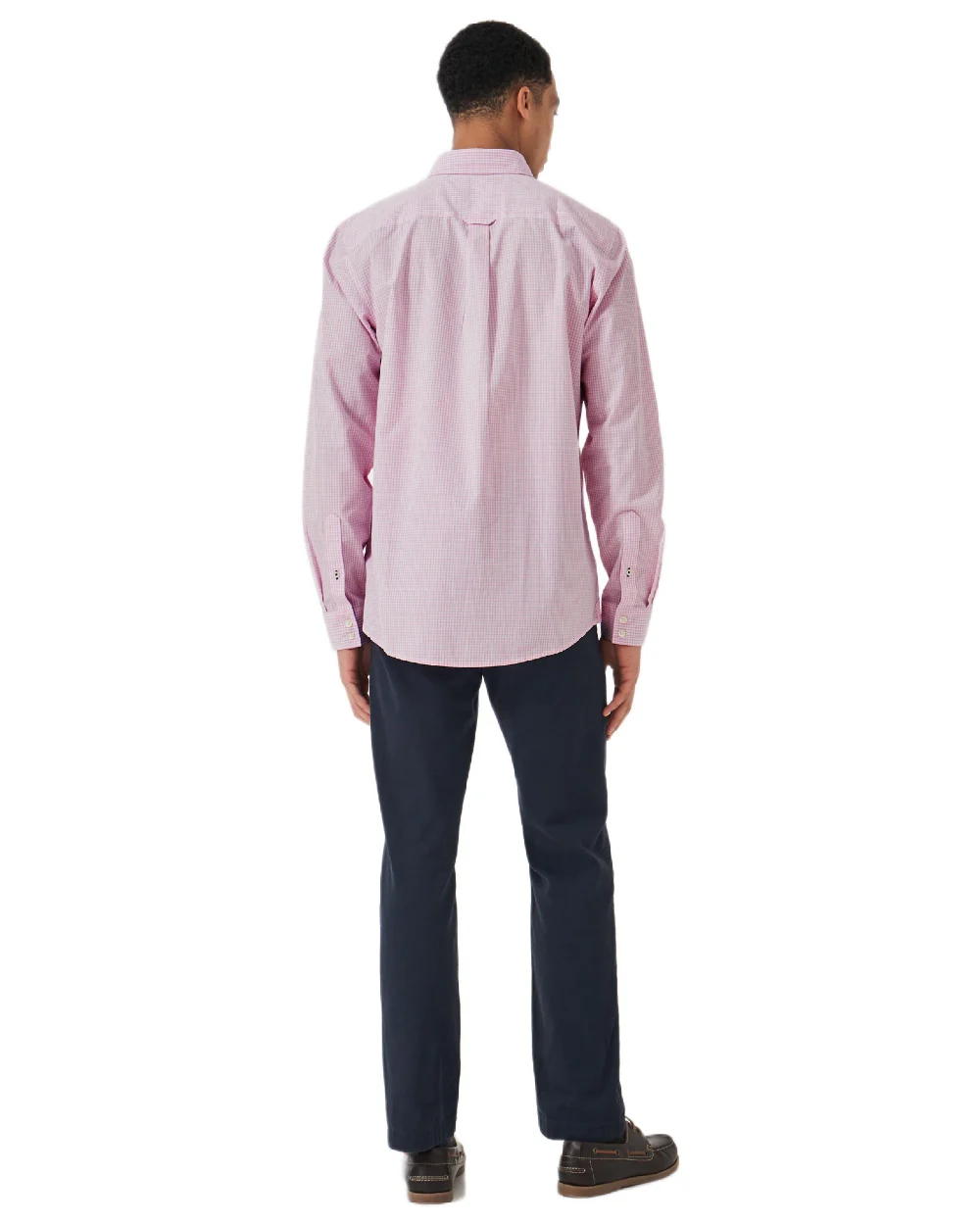 Crew Clothing Mens Classic Micro Gingham Shirt - Image 10