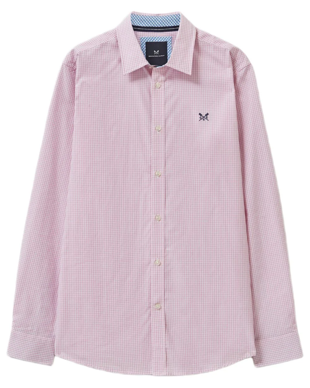 Crew Clothing Mens Classic Micro Gingham Shirt - Image 6