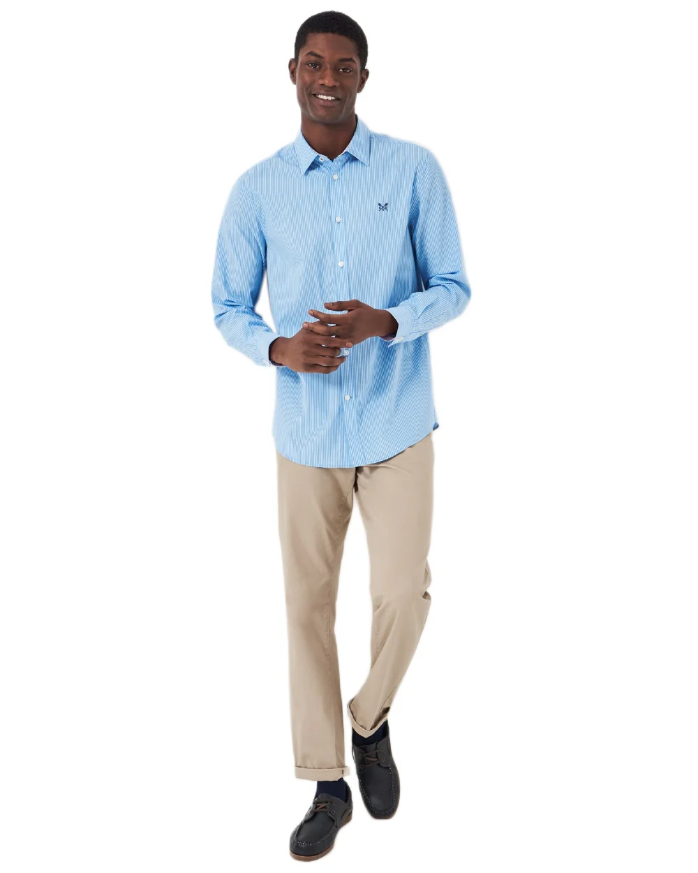 Crew Clothing Mens Micro Stripe Classic Shirt - Image 8