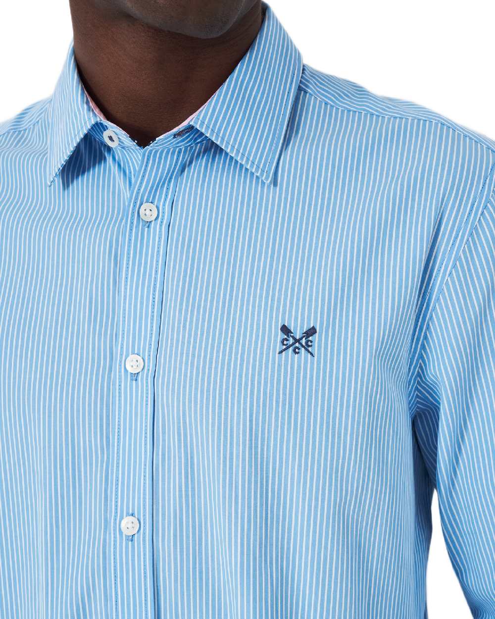 Crew Clothing Mens Micro Stripe Classic Shirt - Image 9