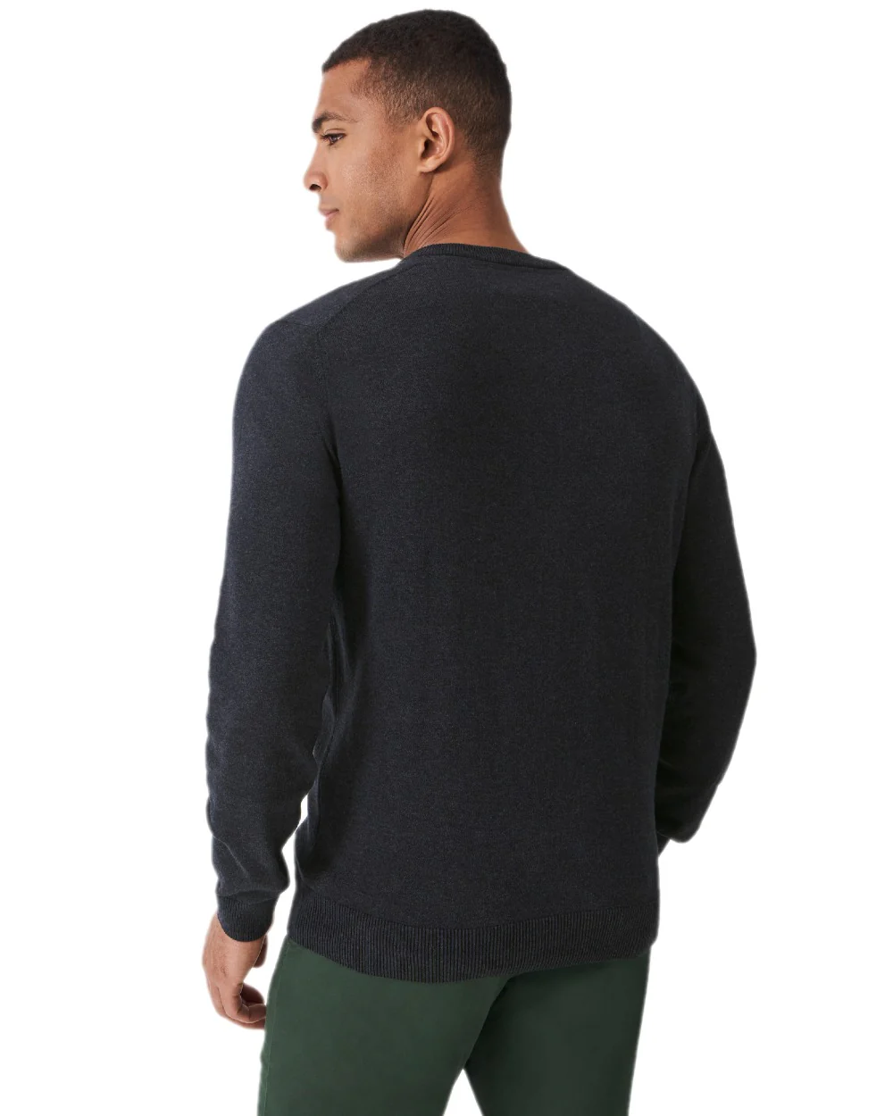 Crew Clothing Mens Organic Cotton V Neck Jumper - Image 4