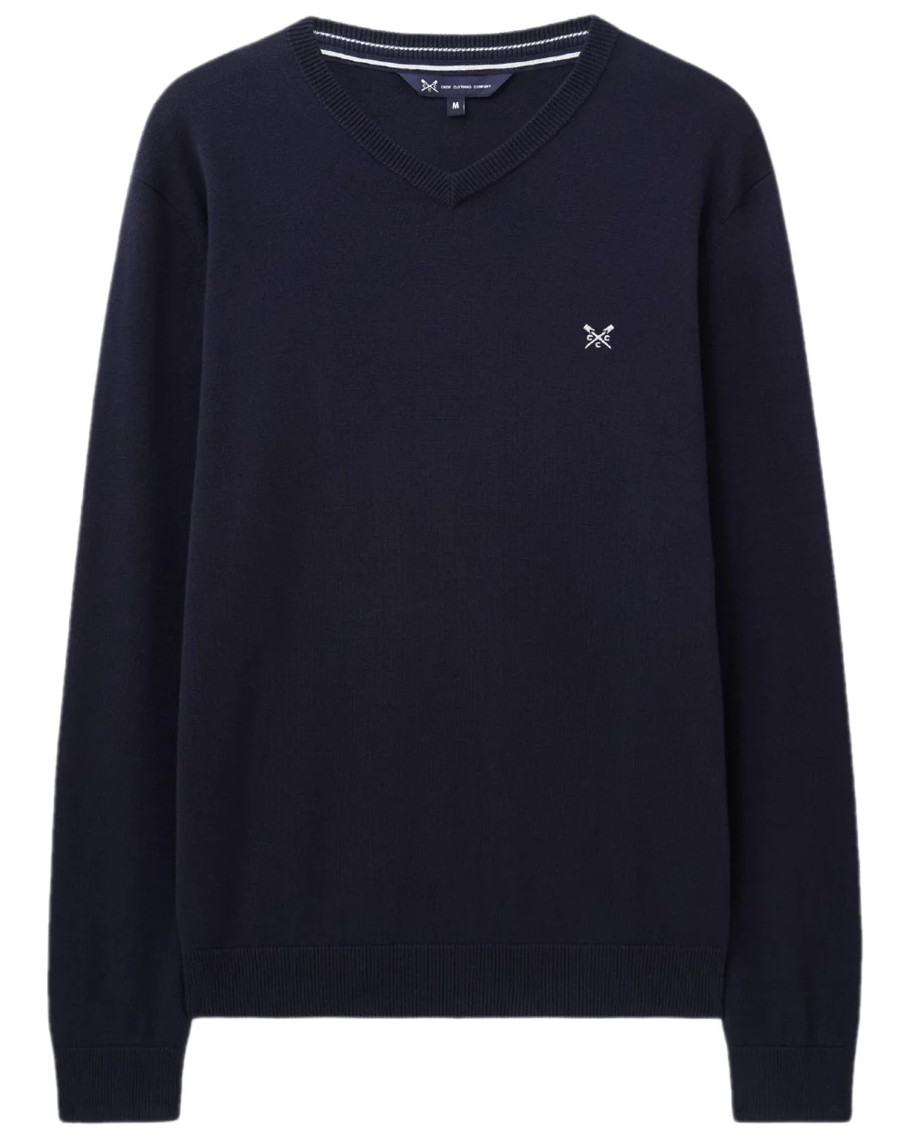Crew Clothing Mens Organic Cotton V Neck Jumper - Image 5