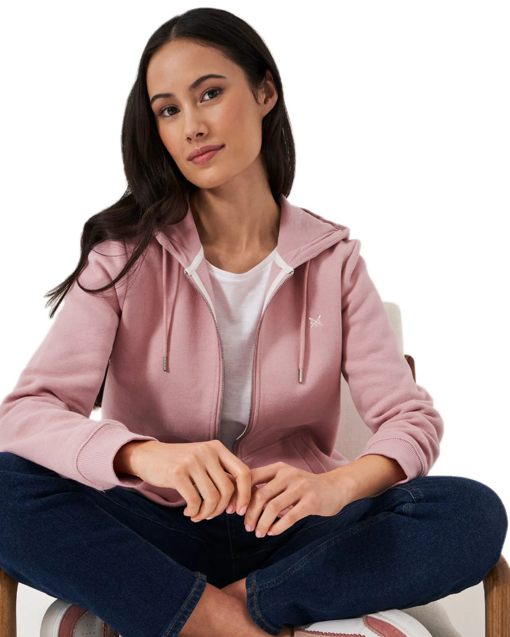 Crew Clothing Womens Heritage Zip Through Hoodie - Image 12